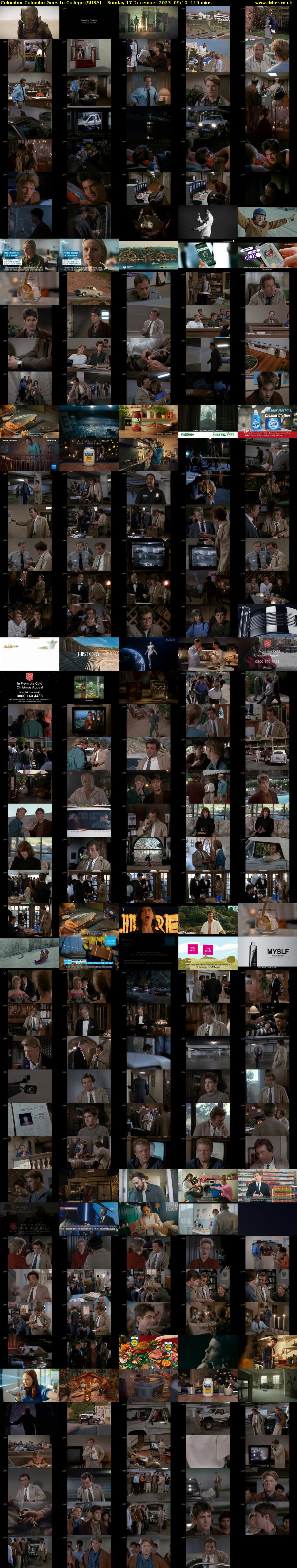 Columbo: Columbo Goes to College (5USA) Sunday 17 December 2023 09:10 - 11:05