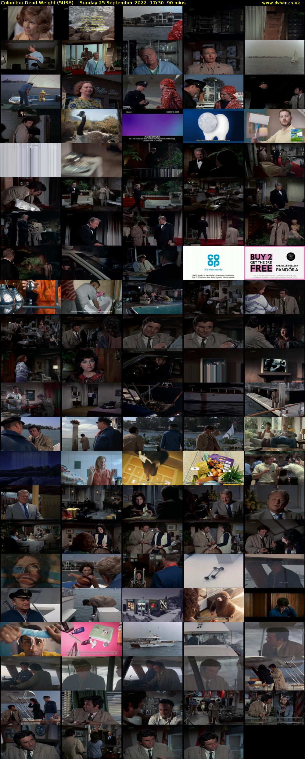Columbo: Dead Weight (5USA) Sunday 25 September 2022 17:30 - 19:00