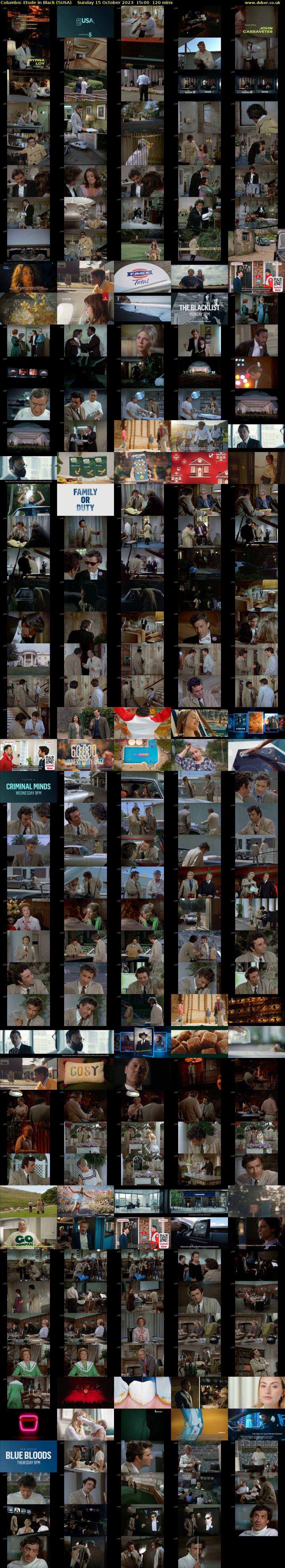 Columbo: Etude in Black (5USA) Sunday 15 October 2023 15:00 - 17:00