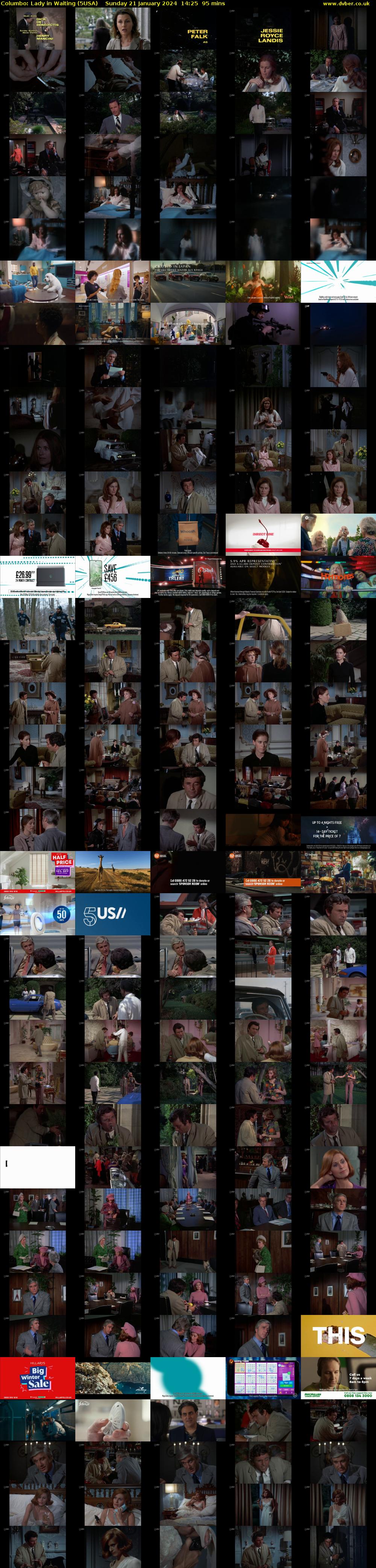 Columbo: Lady in Waiting (5USA) Sunday 21 January 2024 14:25 - 16:00