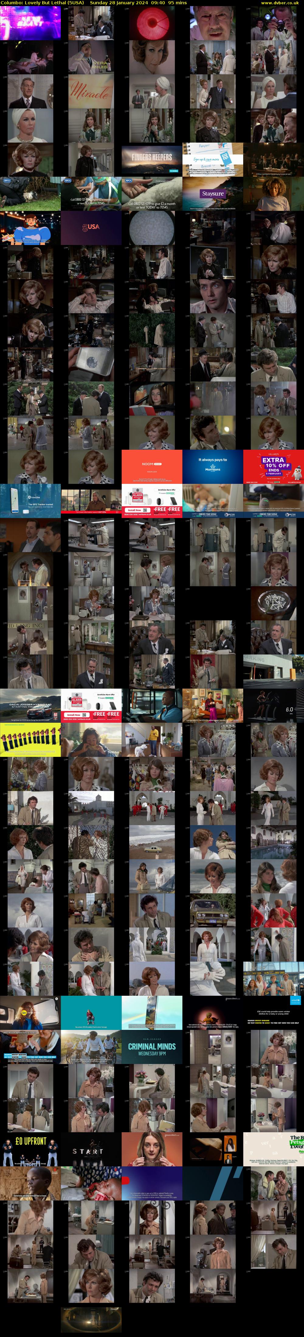Columbo: Lovely But Lethal (5USA) Sunday 28 January 2024 09:40 - 11:15