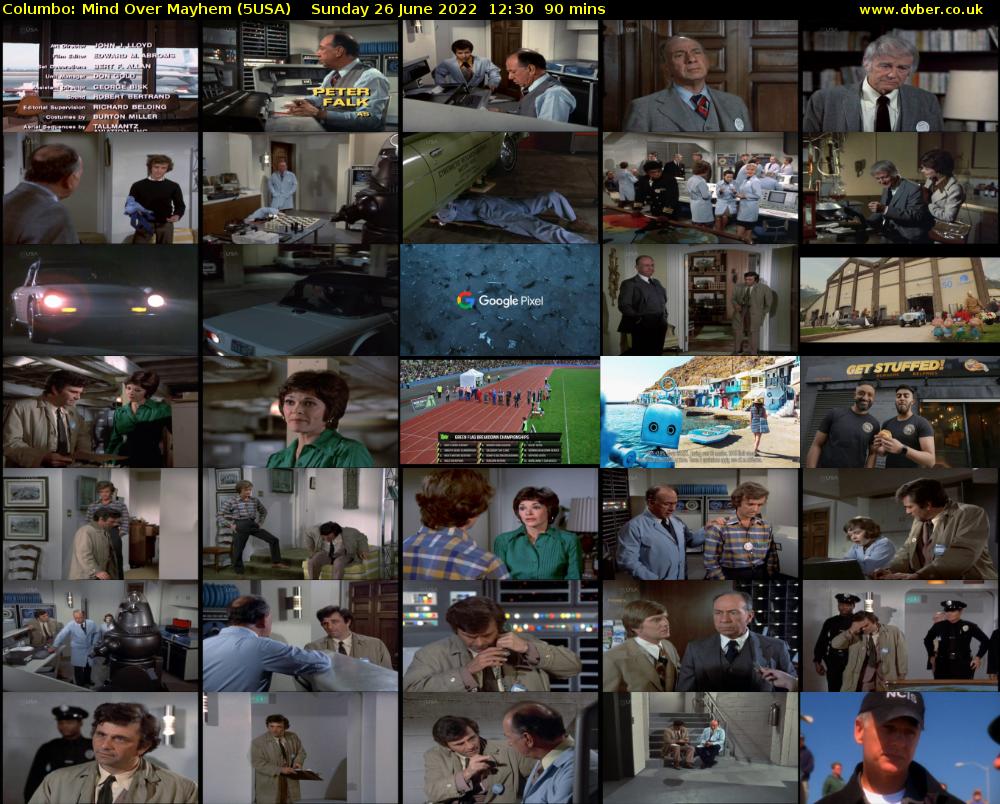 Columbo: Mind Over Mayhem (5USA) Sunday 26 June 2022 12:30 - 14:00