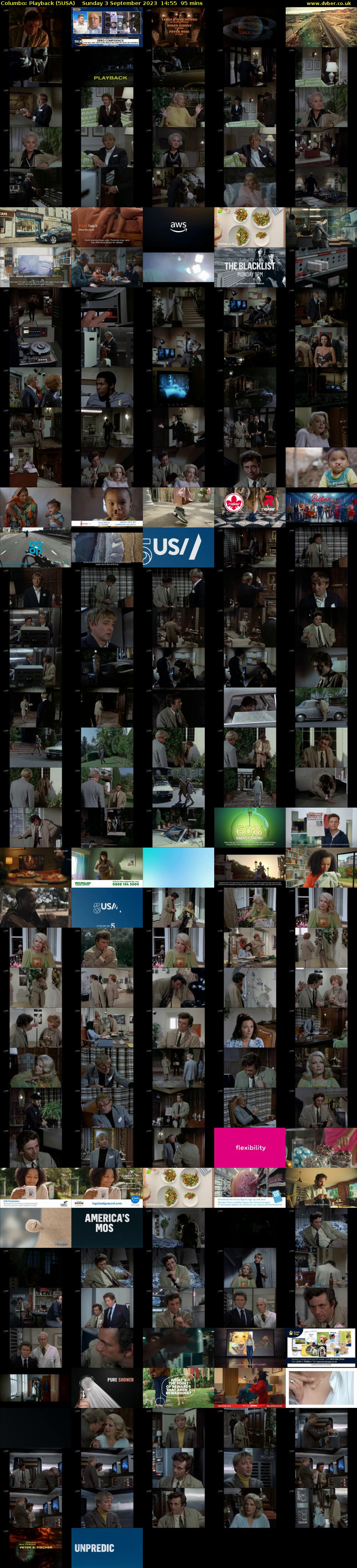 Columbo: Playback (5USA) Sunday 3 September 2023 14:55 - 16:30