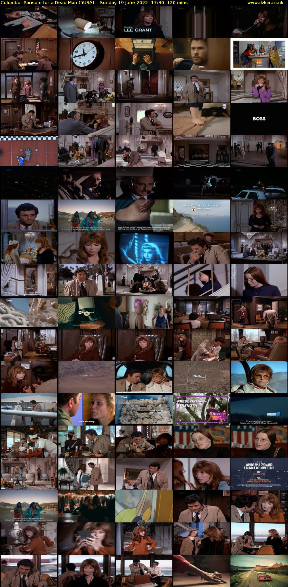 Columbo: Ransom for a Dead Man (5USA) Sunday 19 June 2022 17:30 - 19:30