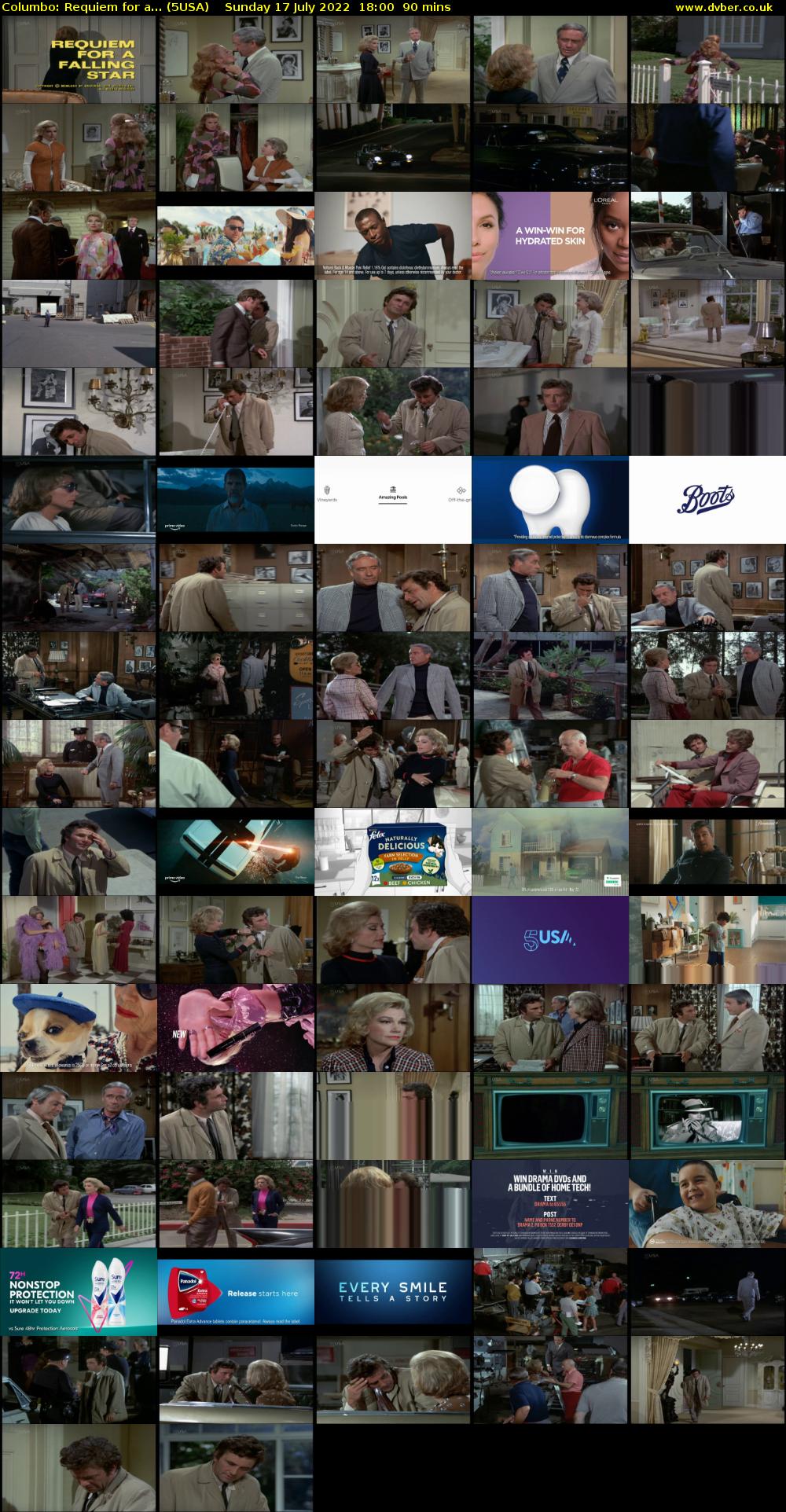 Columbo: Requiem for a... (5USA) Sunday 17 July 2022 18:00 - 19:30