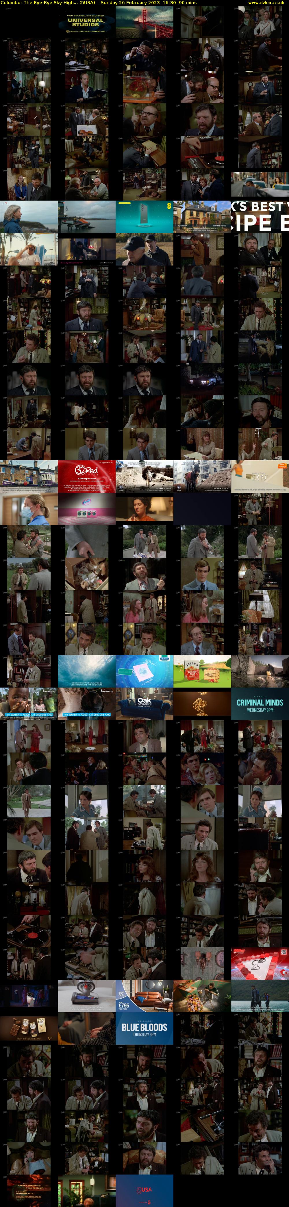 Columbo: The Bye-Bye Sky-High... (5USA) Sunday 26 February 2023 16:30 - 18:00