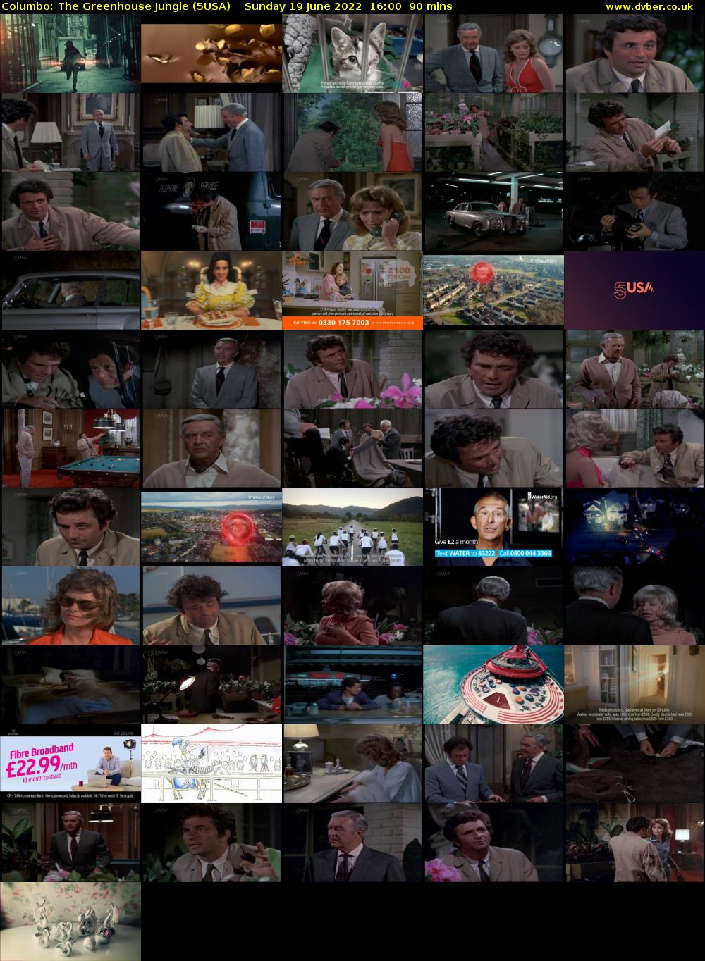 Columbo: The Greenhouse Jungle (5USA) Sunday 19 June 2022 16:00 - 17:30