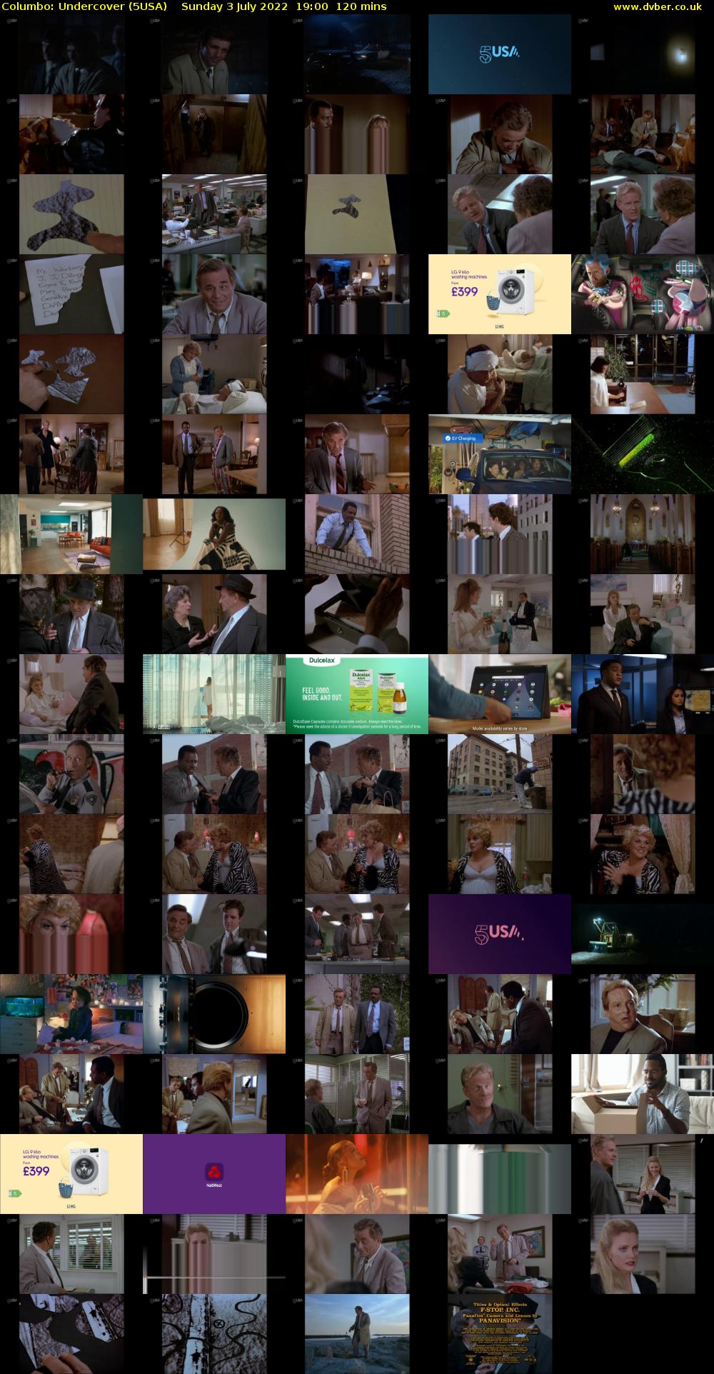 Columbo: Undercover (5USA) Sunday 3 July 2022 19:00 - 21:00