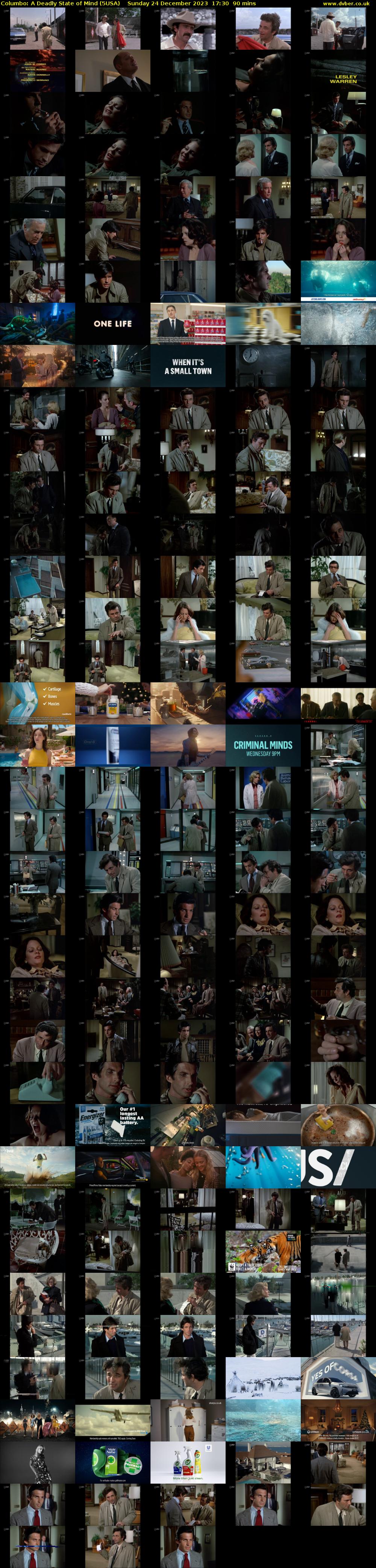 Columbo: a Deadly State of Mind (5USA) Sunday 24 December 2023 17:30 - 19:00