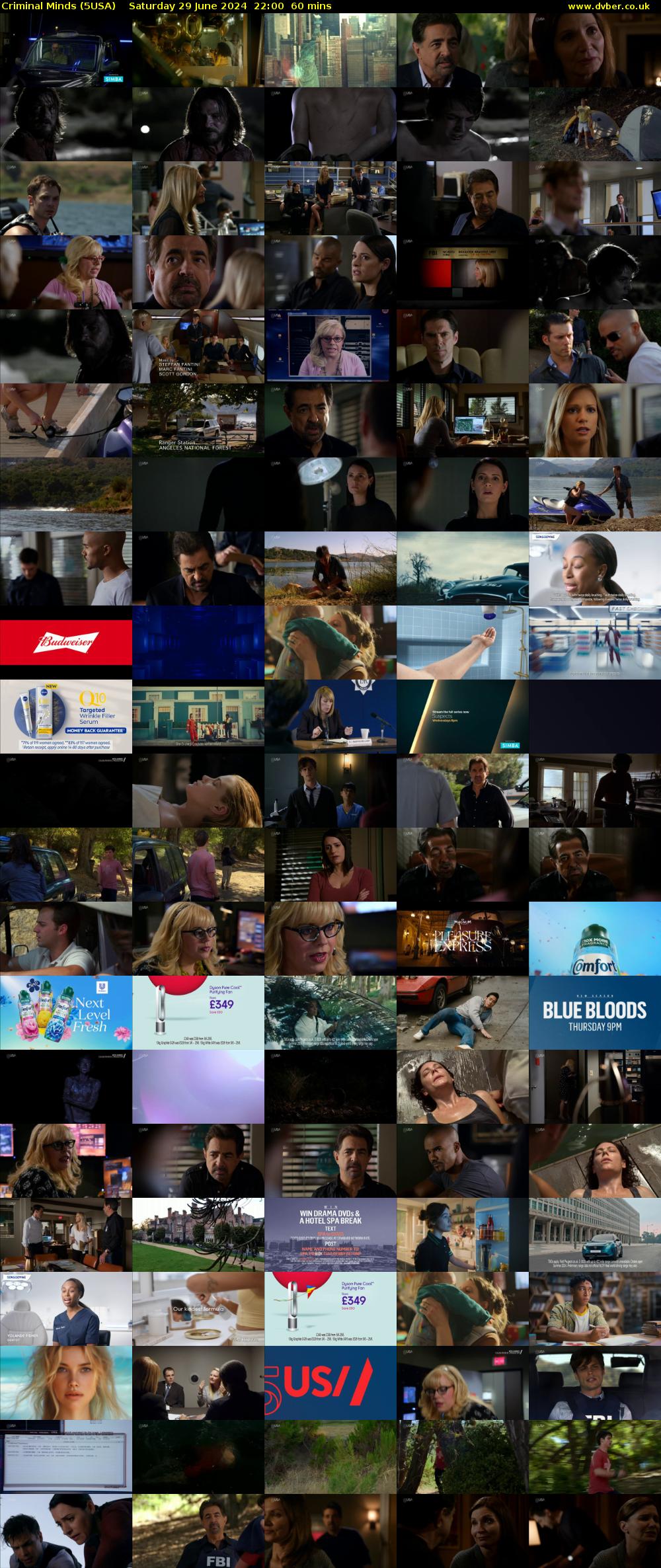 Criminal Minds (5USA) Saturday 29 June 2024 22:00 - 23:00