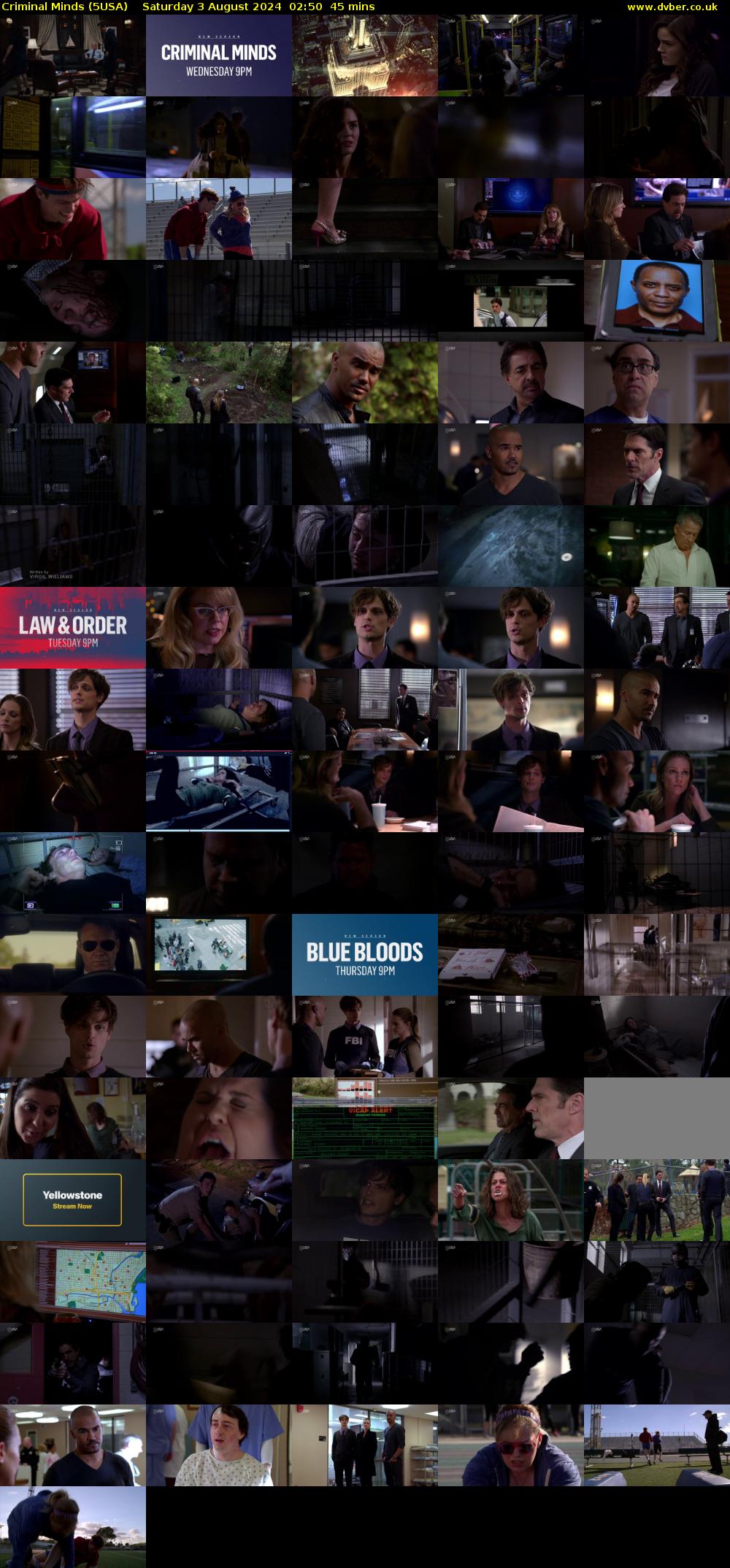 Criminal Minds (5USA) Saturday 3 August 2024 02:50 - 03:35