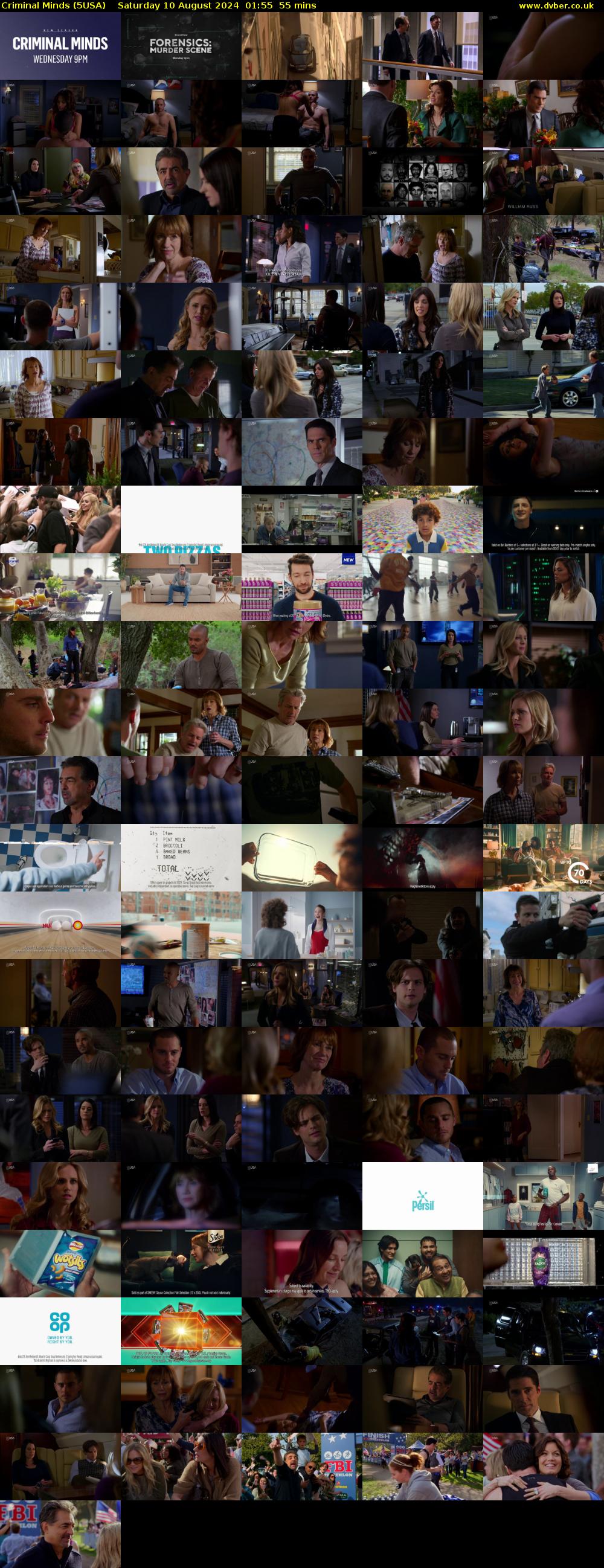 Criminal Minds (5USA) Saturday 10 August 2024 01:55 - 02:50