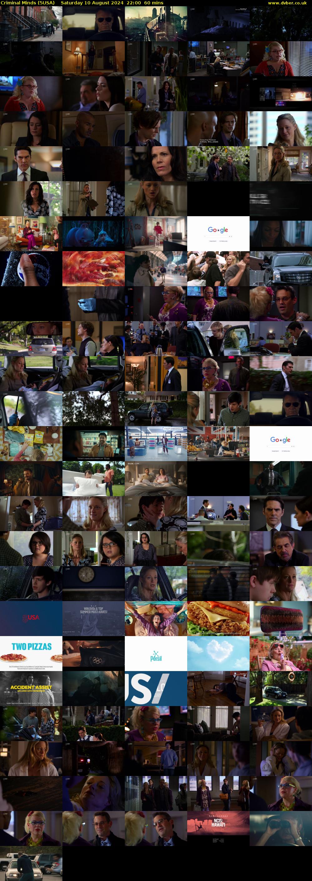 Criminal Minds (5USA) Saturday 10 August 2024 22:00 - 23:00