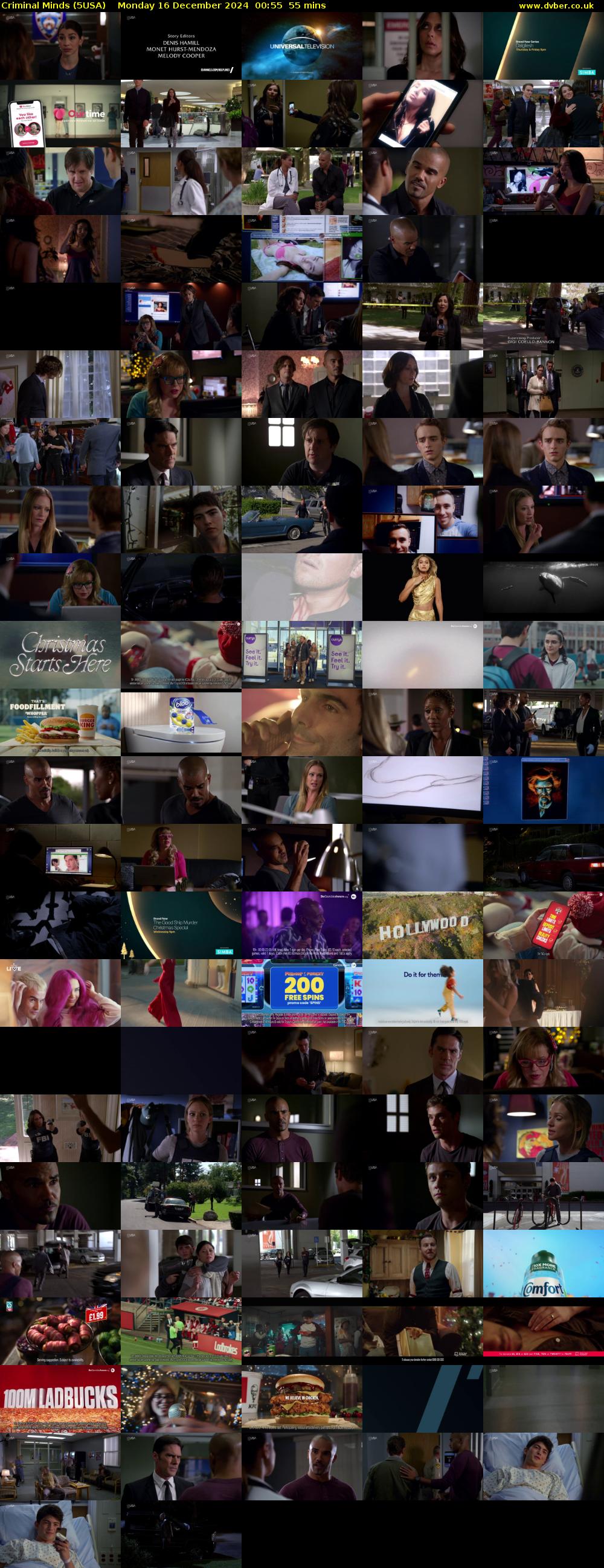 Criminal Minds (5USA) Monday 16 December 2024 00:55 - 01:50