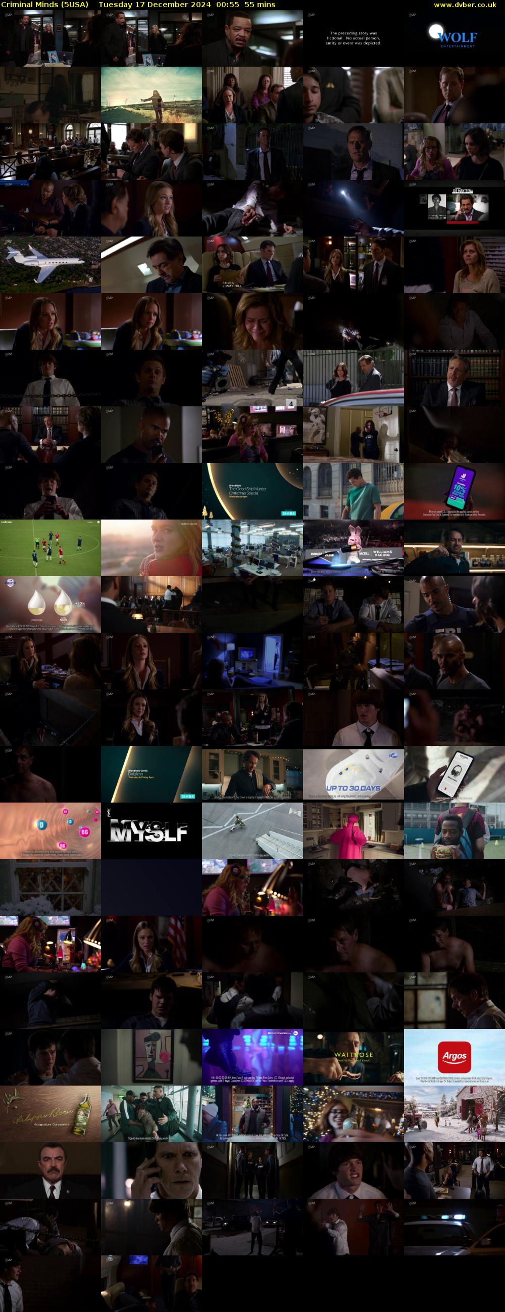 Criminal Minds (5USA) Tuesday 17 December 2024 00:55 - 01:50