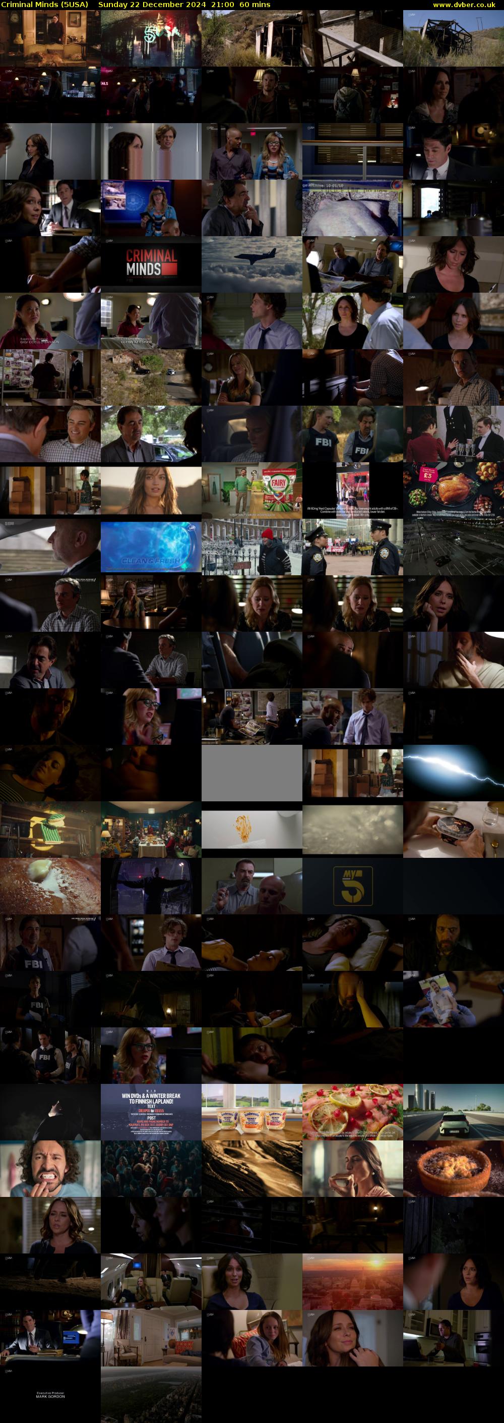 Criminal Minds (5USA) Sunday 22 December 2024 21:00 - 22:00