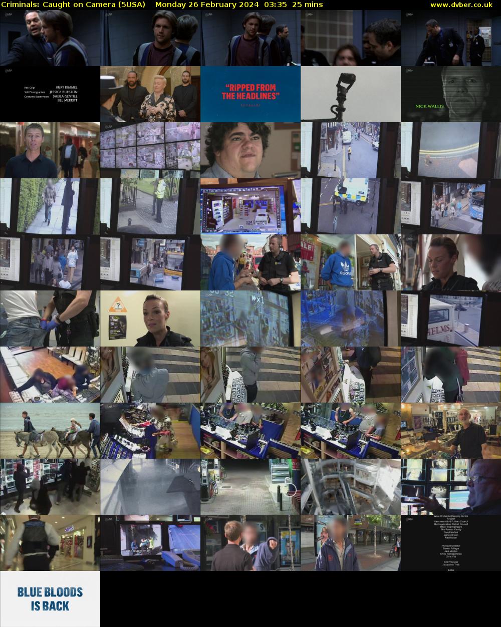 Criminals: Caught On Camera (5USA) Monday 26 February 2024 03:35 - 04:00