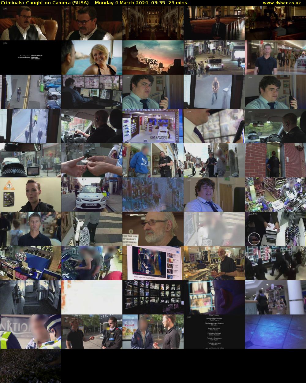 Criminals: Caught On Camera (5USA) Monday 4 March 2024 03:35 - 04:00