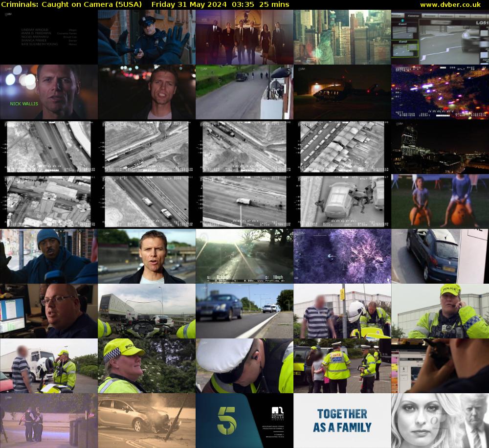 Criminals: Caught On Camera (5USA) Friday 31 May 2024 03:35 - 04:00