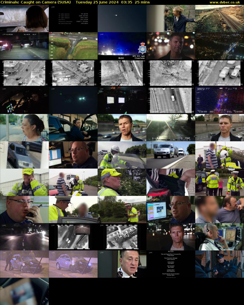 Criminals: Caught On Camera (5USA) Tuesday 25 June 2024 03:35 - 04:00