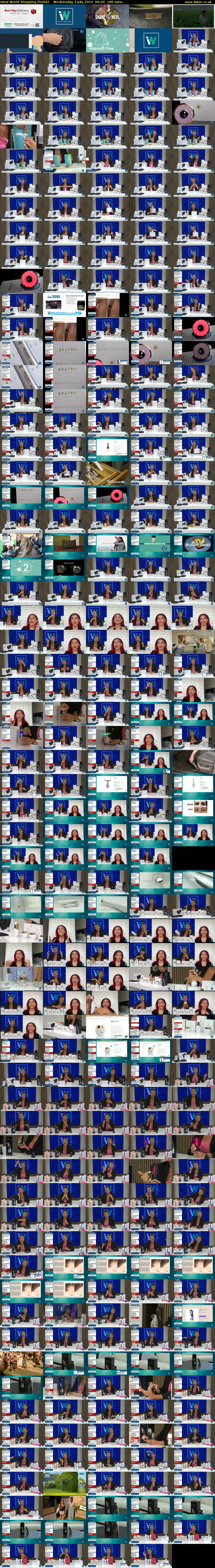 Ideal World Shopping (5USA) Wednesday 3 July 2024 06:00 - 09:00