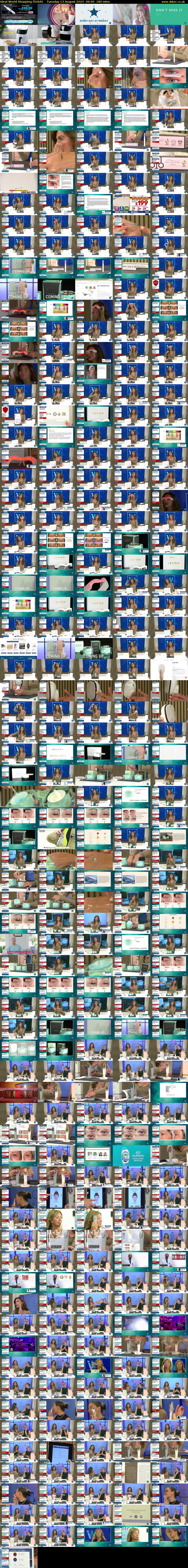 Ideal World Shopping (5USA) Tuesday 13 August 2024 06:00 - 09:00