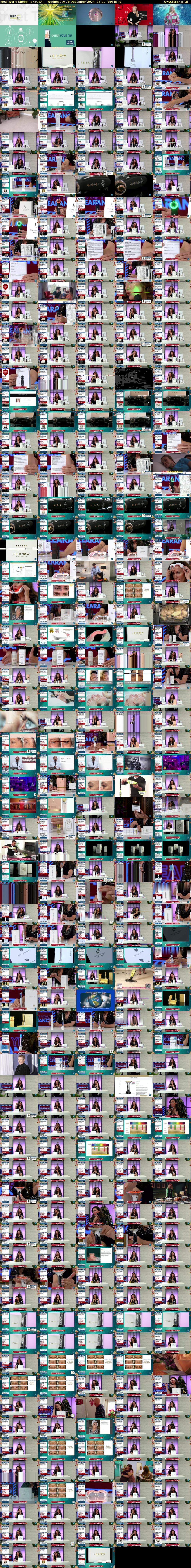 Ideal World Shopping (5USA) Wednesday 18 December 2024 06:00 - 09:00