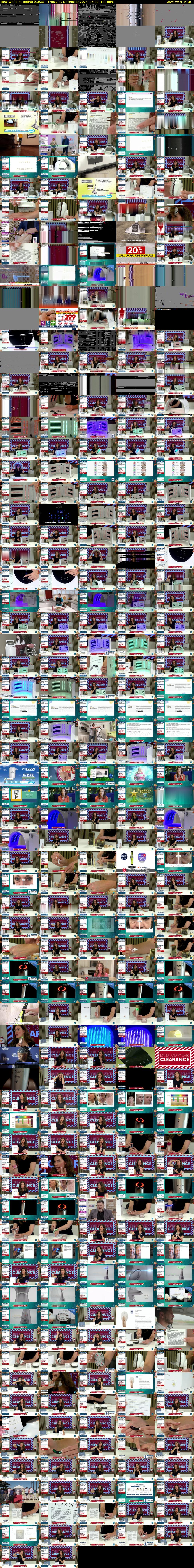 Ideal World Shopping (5USA) Friday 20 December 2024 06:00 - 09:00