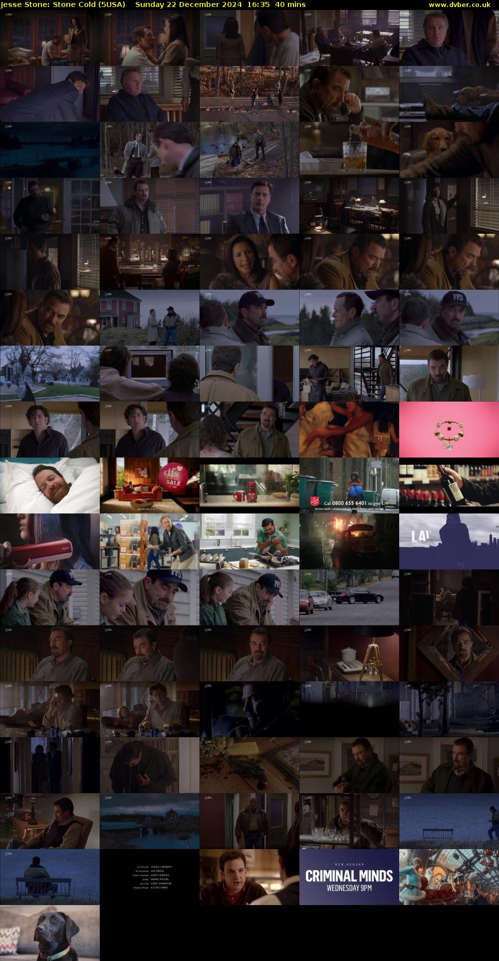 Jesse Stone: Stone Cold (5USA) Sunday 22 December 2024 16:35 - 17:15