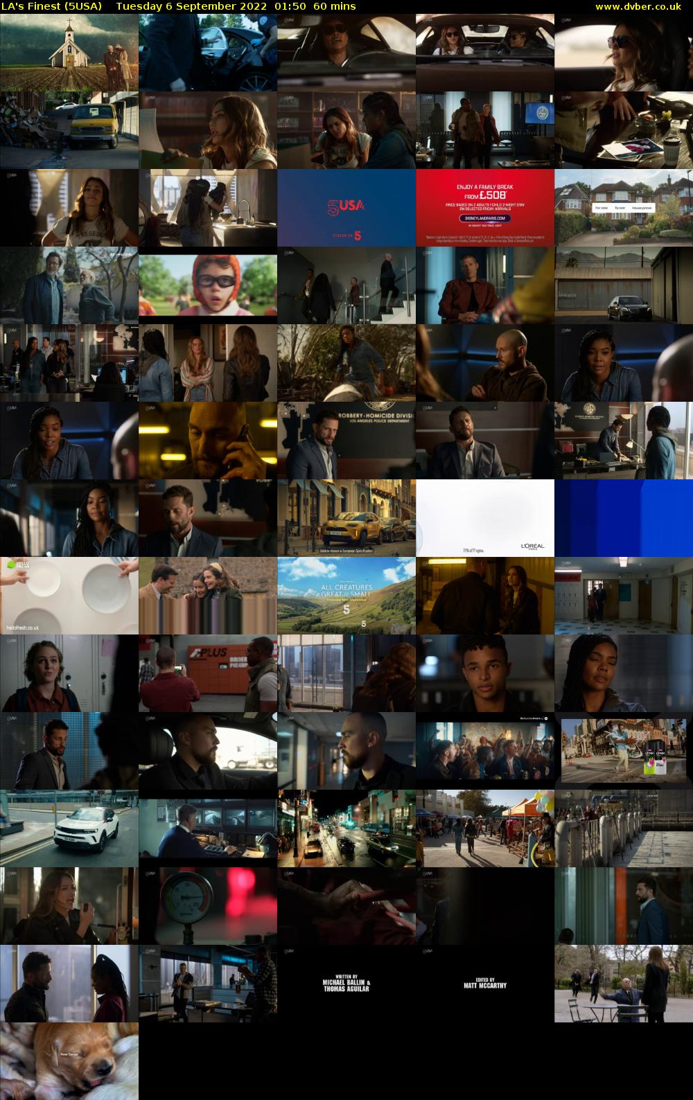 LA's Finest (5USA) Tuesday 6 September 2022 01:50 - 02:50