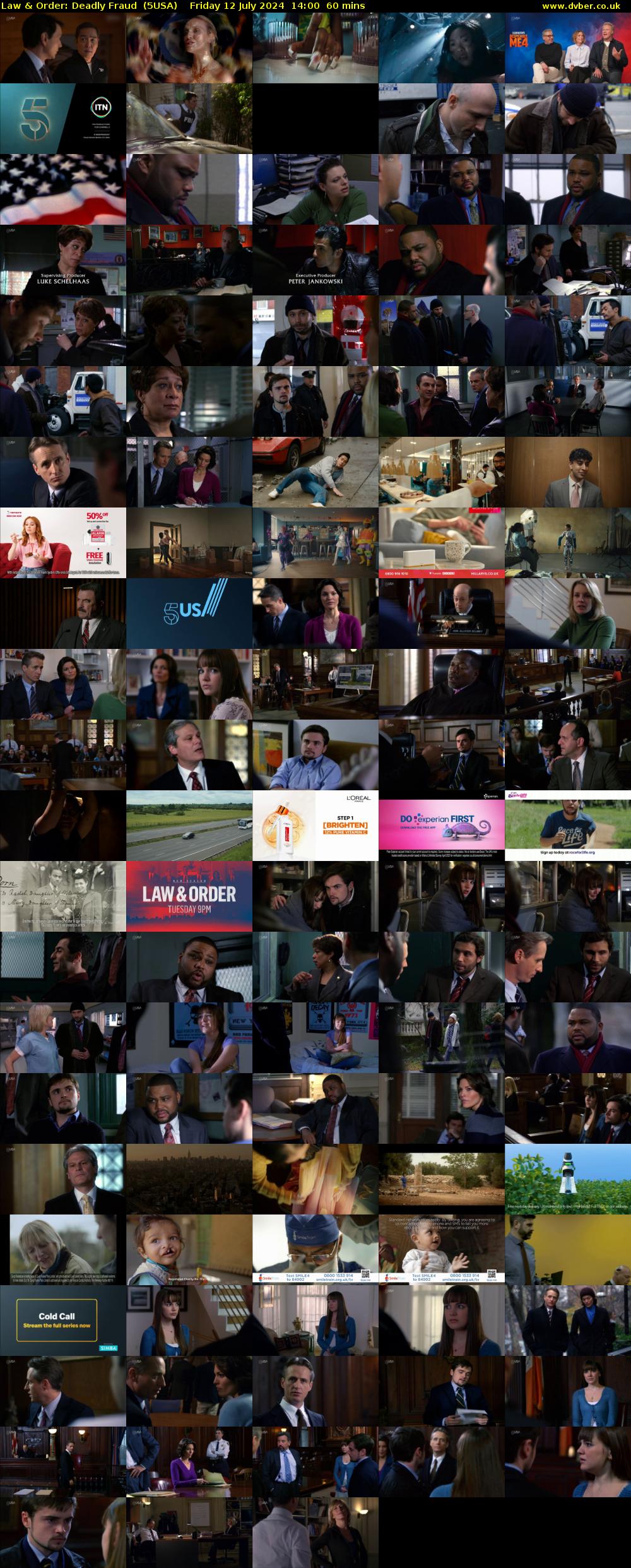 Law & Order: Deadly Fraud  (5USA) Friday 12 July 2024 14:00 - 15:00