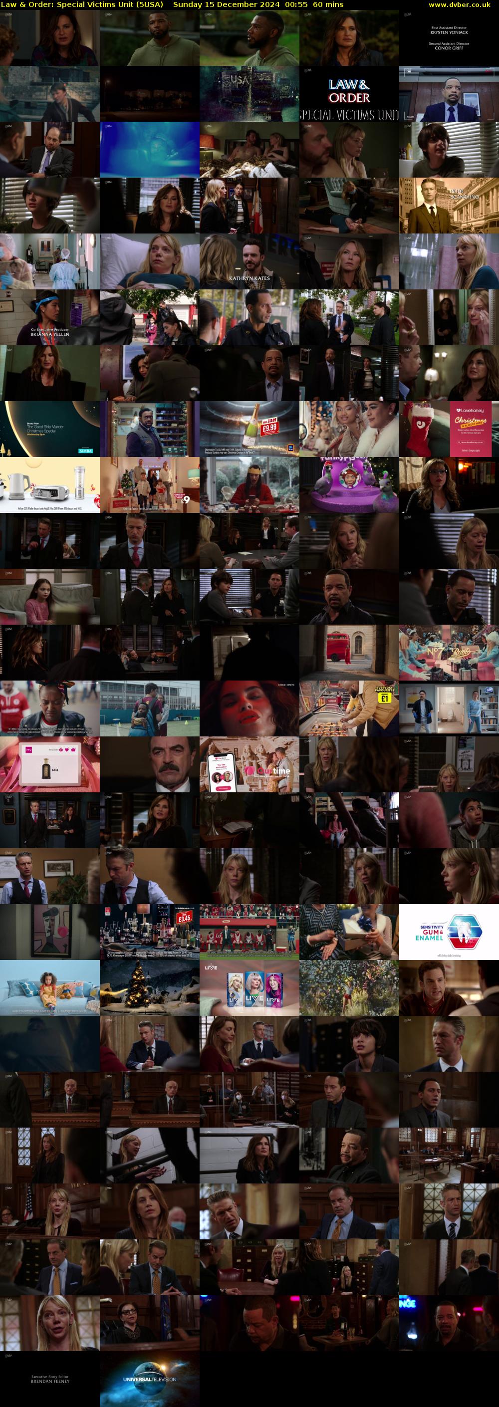 Law & Order: Special Victims Unit (5USA) Sunday 15 December 2024 00:55 - 01:55