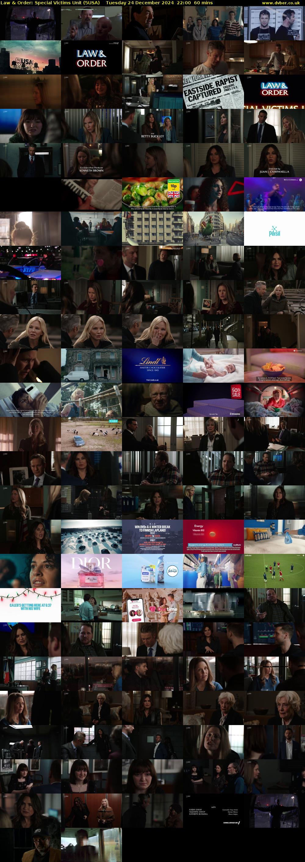 Law & Order: Special Victims Unit (5USA) Tuesday 24 December 2024 22:00 - 23:00