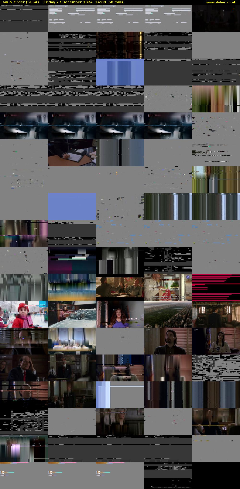 Law & Order (5USA) Friday 27 December 2024 14:00 - 15:00