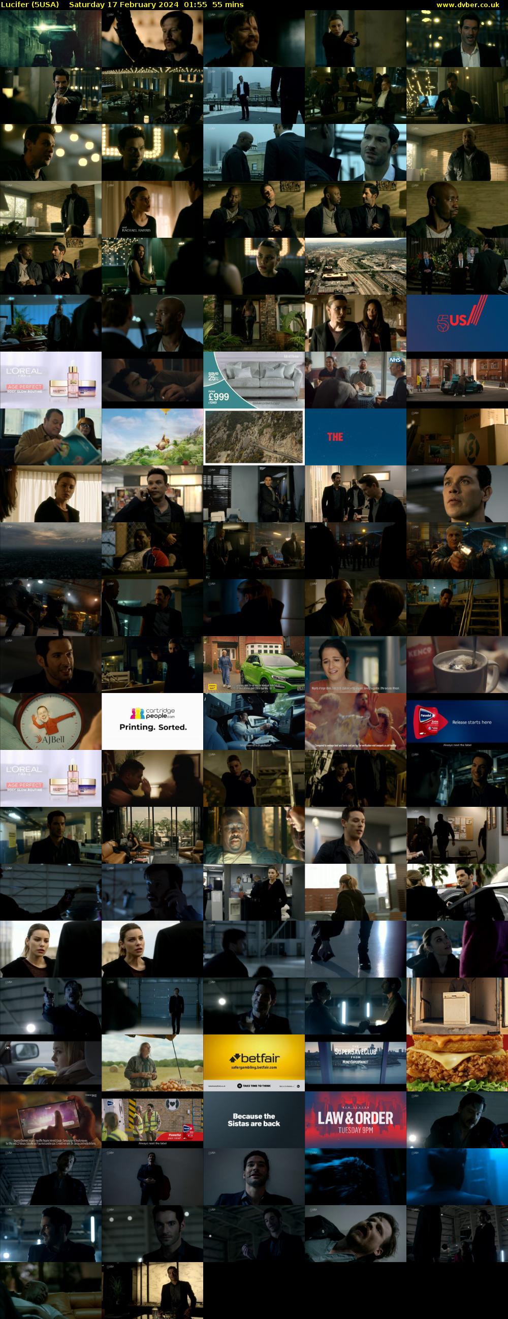 Lucifer (5USA) Saturday 17 February 2024 01:55 - 02:50