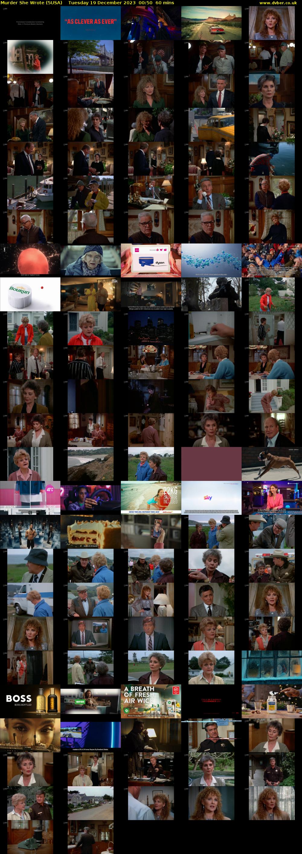 Murder She Wrote (5USA) Tuesday 19 December 2023 00:50 - 01:50