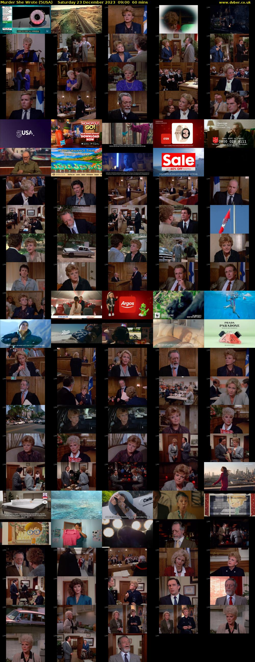 Murder She Wrote (5USA) Saturday 23 December 2023 09:00 - 10:00