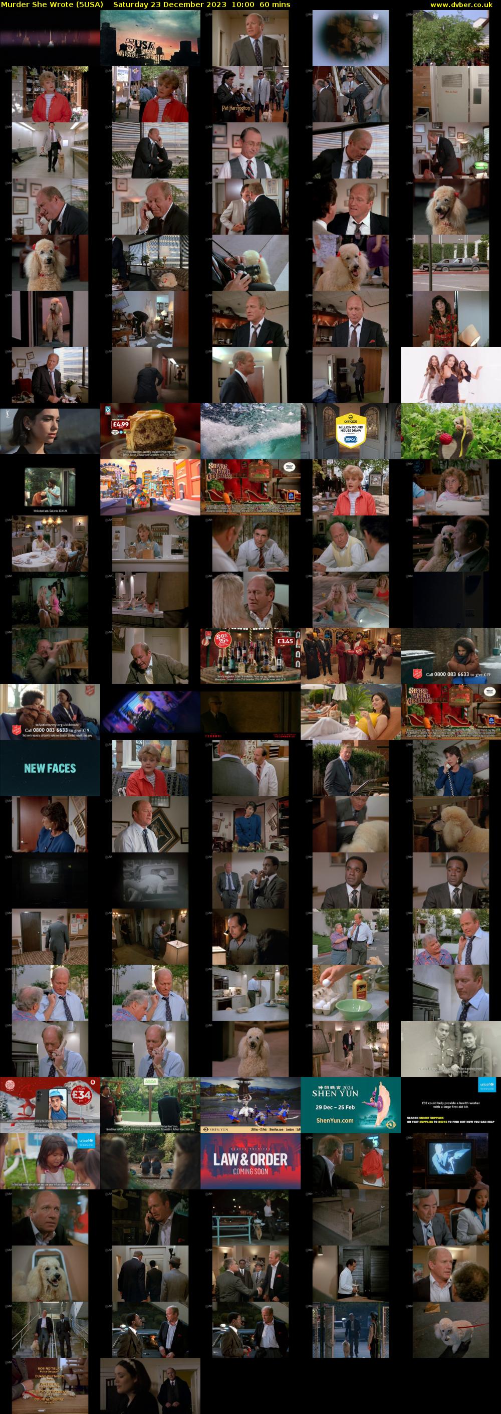 Murder She Wrote (5USA) Saturday 23 December 2023 10:00 - 11:00