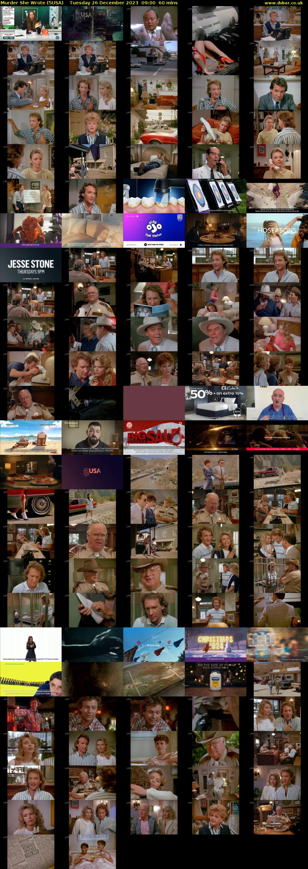 Murder She Wrote (5USA) Tuesday 26 December 2023 09:00 - 10:00
