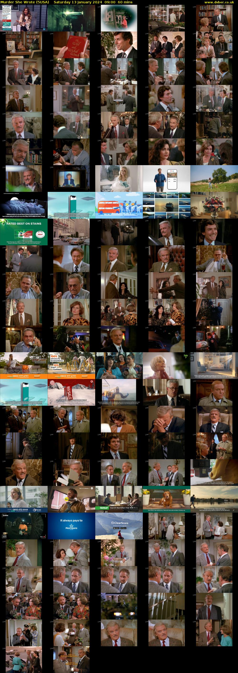 Murder She Wrote (5USA) Saturday 13 January 2024 09:00 - 10:00