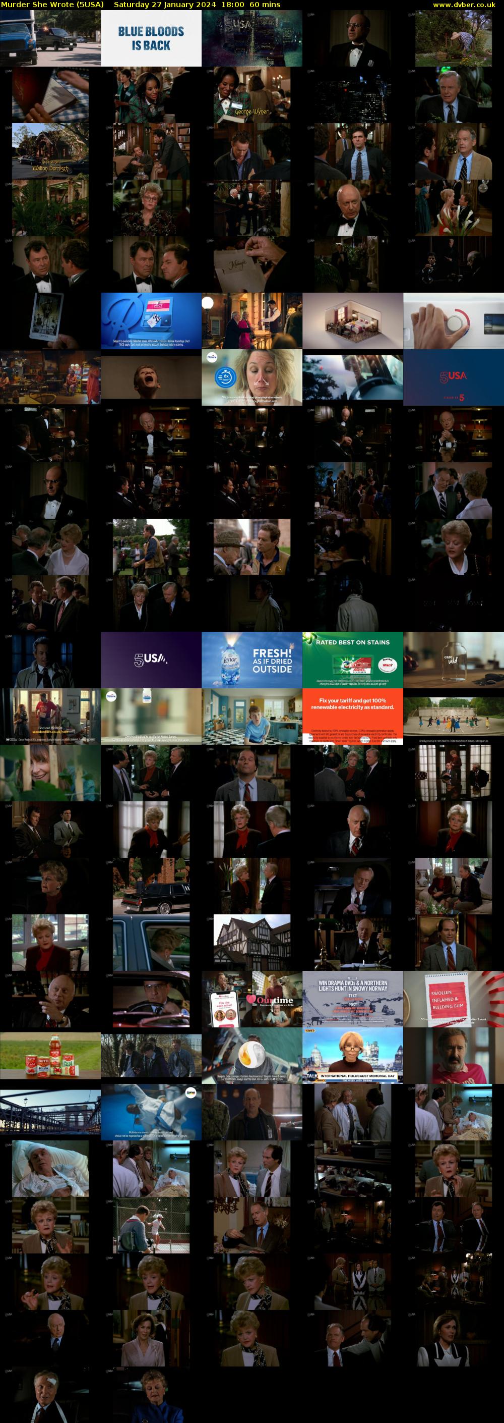Murder She Wrote (5USA) Saturday 27 January 2024 18:00 - 19:00
