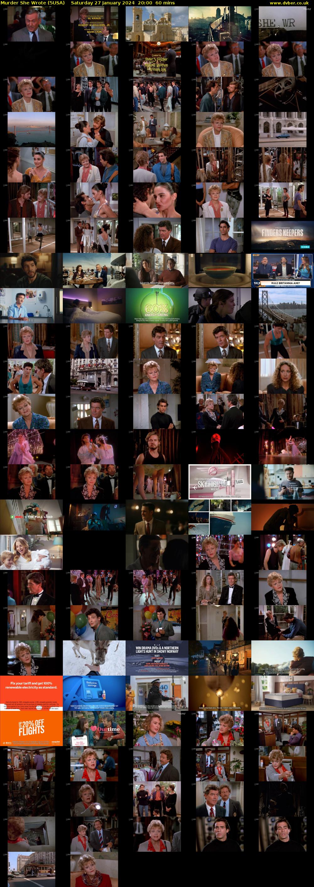 Murder She Wrote (5USA) Saturday 27 January 2024 20:00 - 21:00