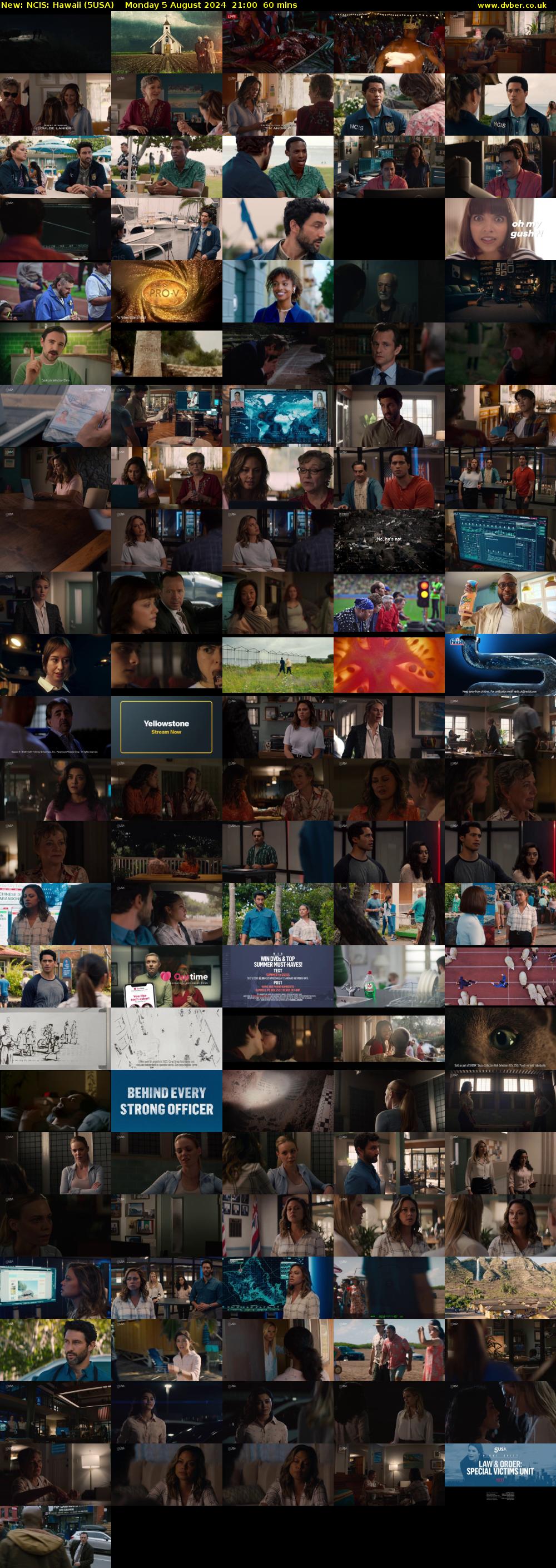 NCIS: HawaiI (5USA) Monday 5 August 2024 21:00 - 22:00