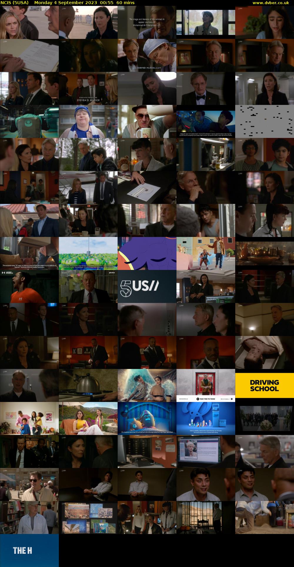 NCIS (5USA) Monday 4 September 2023 00:55 - 01:55
