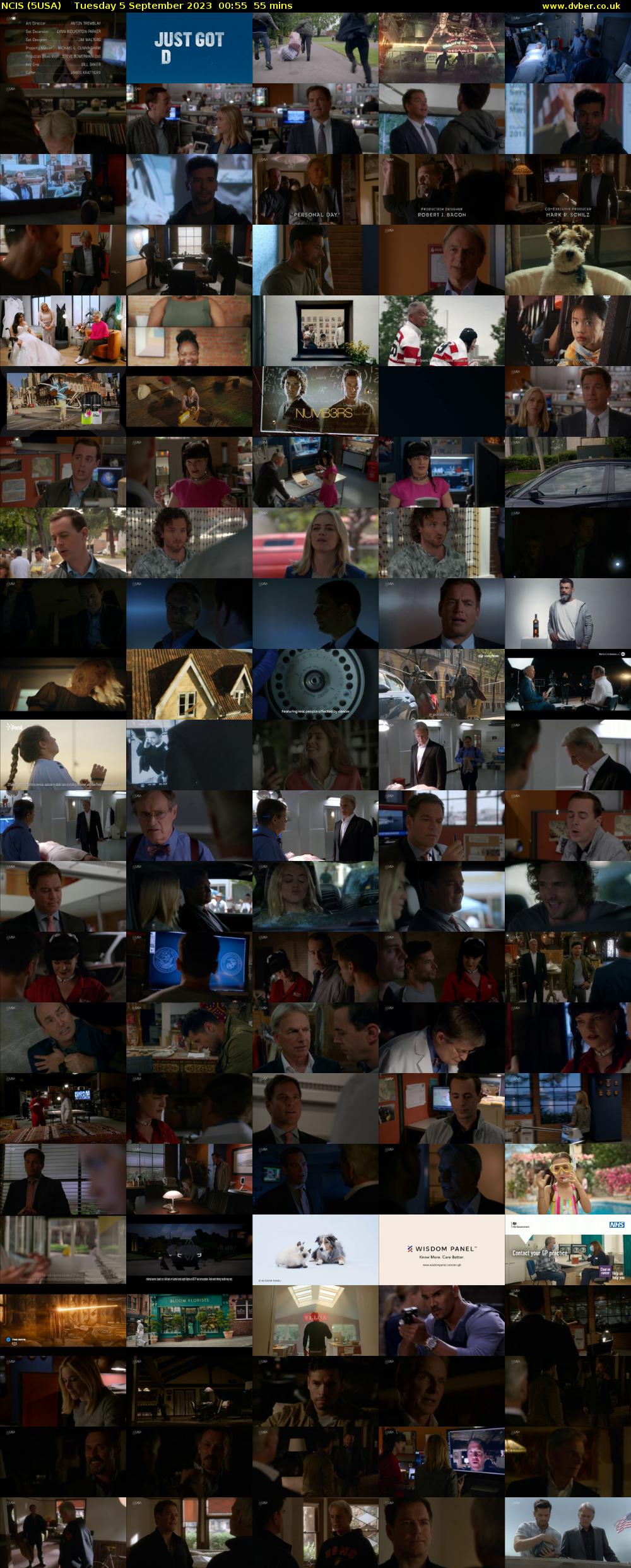 NCIS (5USA) Tuesday 5 September 2023 00:55 - 01:50