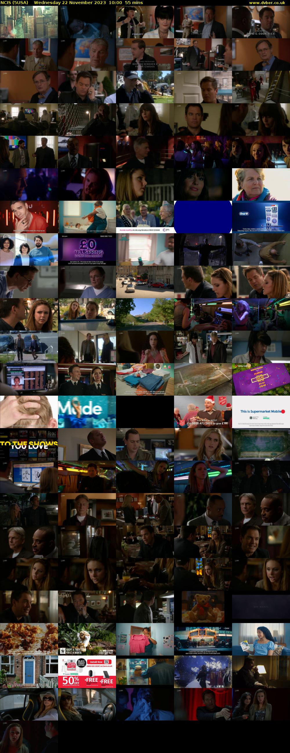 NCIS (5USA) Wednesday 22 November 2023 10:00 - 10:55