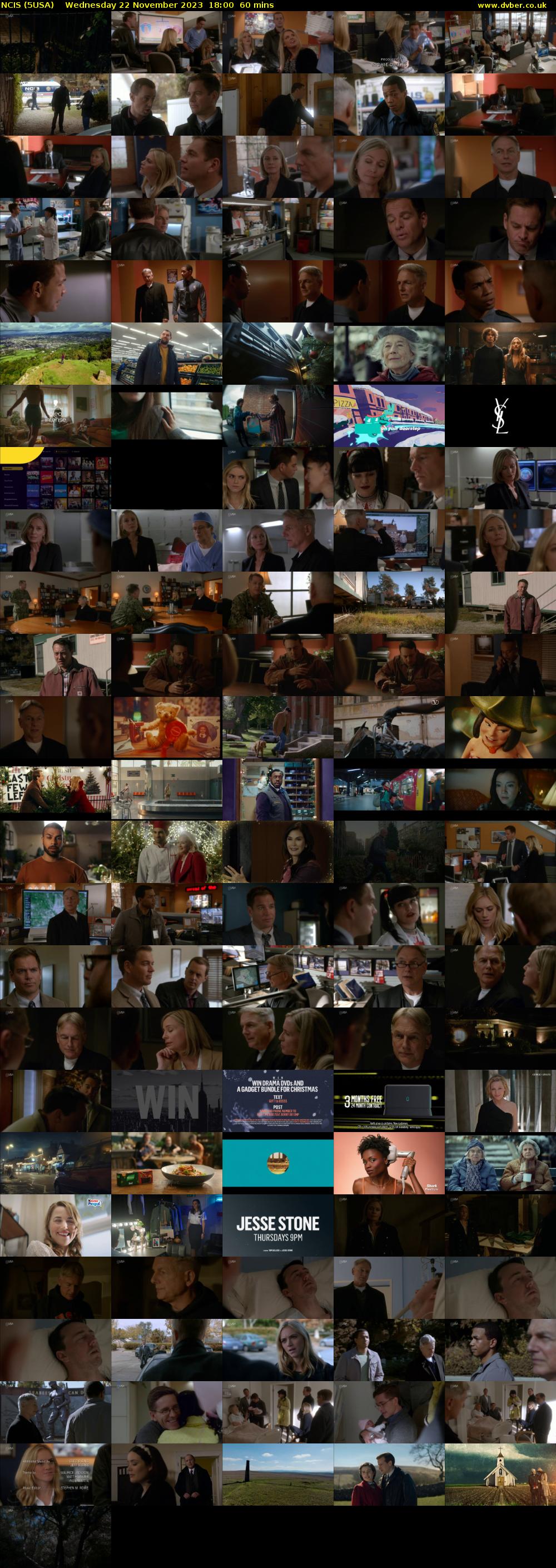 NCIS (5USA) Wednesday 22 November 2023 18:00 - 19:00