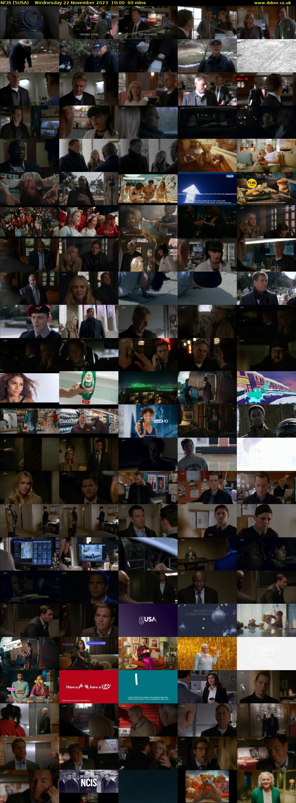 NCIS (5USA) Wednesday 22 November 2023 19:00 - 20:00