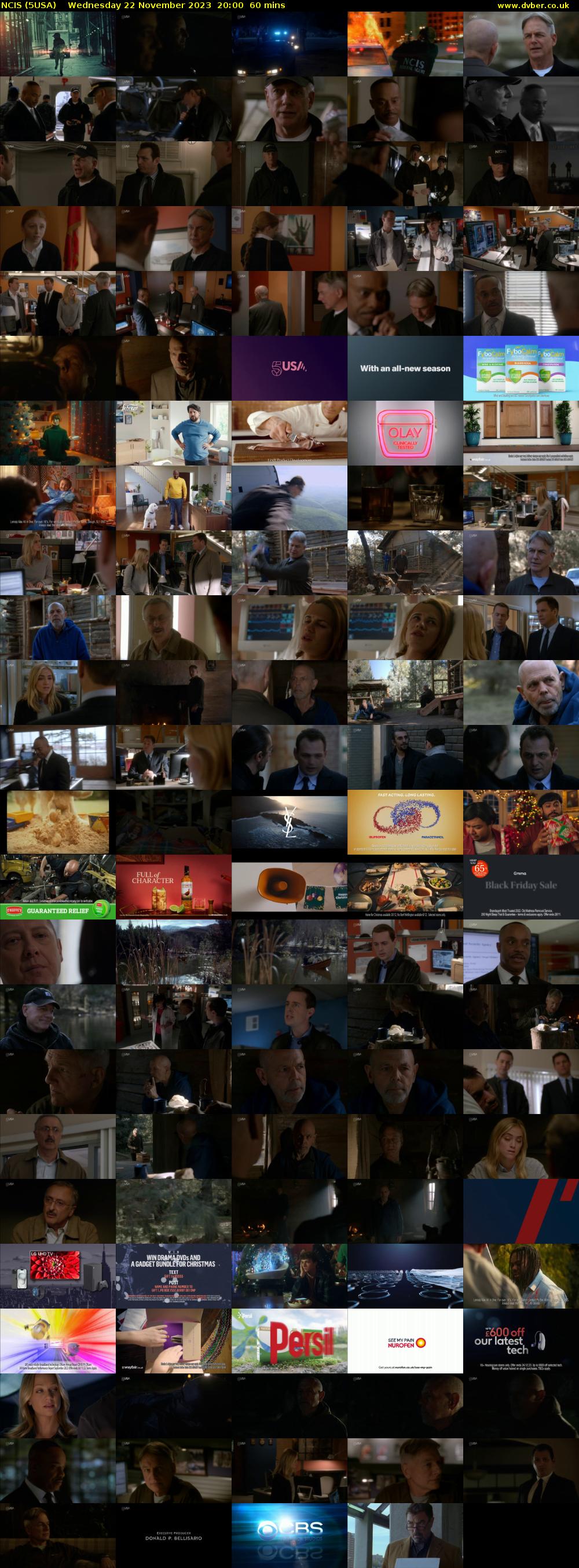 NCIS (5USA) Wednesday 22 November 2023 20:00 - 21:00