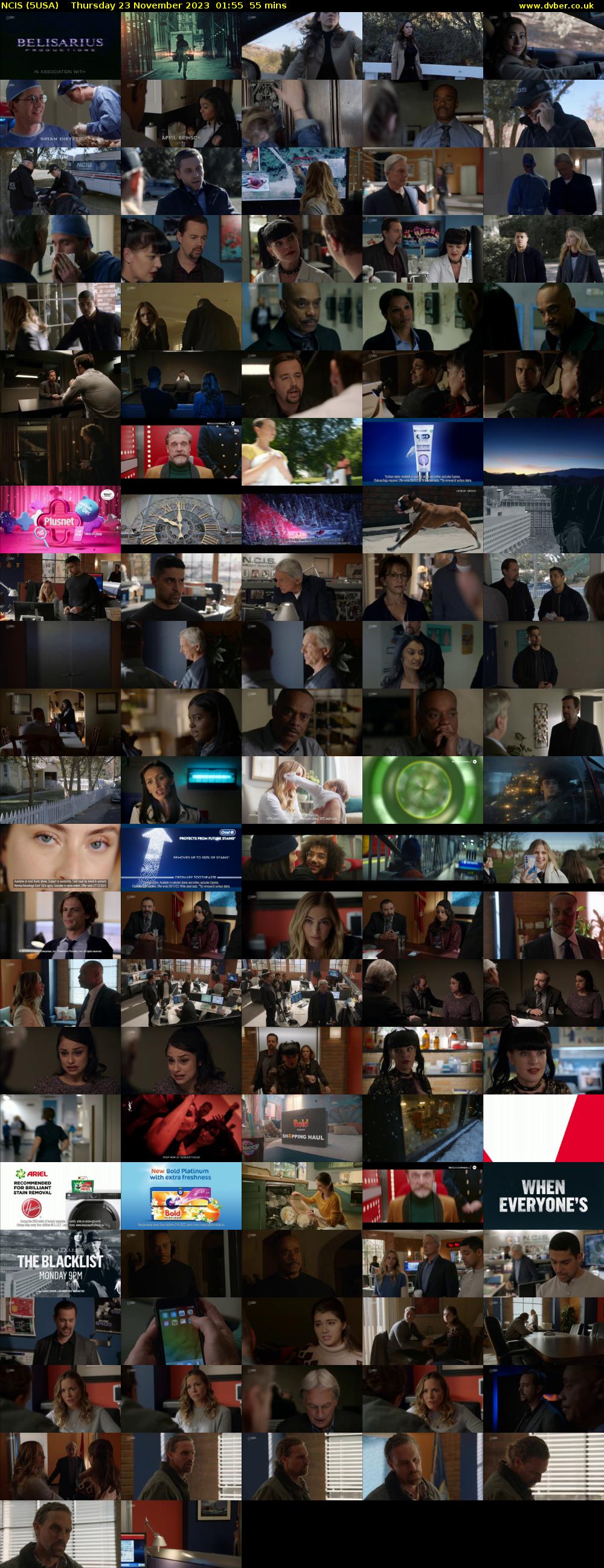 NCIS (5USA) Thursday 23 November 2023 01:55 - 02:50